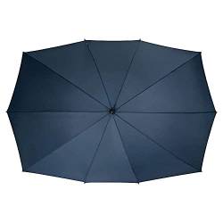VON LILIENFELD Regenschirm Partnerschirm XL 148 cm x 99 cm Damen Herren Fiberglas 10 Stangen Sehr Stabil Maxi blau von VON LILIENFELD