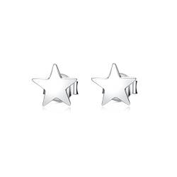 Sterne Ohrringe Ohrstecker 925 Sterling Silber Ohrringe für Frauen Mädchen Schmuck Geschenke (Ohrring aus Gestüt) von VONALA