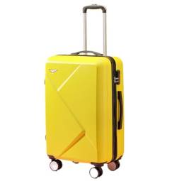 VONGAZ Reisekoffer Koffer Rollkoffer Handgepäck-Sets Mit Spinner-Rädern, Tragbares, Leichtes ABS-Gepäck Für Die Reise Handgepäck Koffer Trolley (Color : G, Size : 26in) von VONGAZ