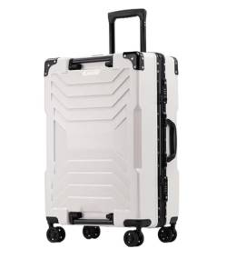 VONGAZ Reisekoffer Koffer Rollkoffer Leichter Koffer Mit Aluminiumrahmen, Trolley-Koffer, Premium-Reisekoffer Handgepäck Koffer Trolley (Size : 24inch) von VONGAZ