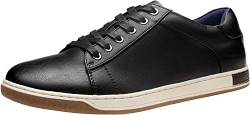 Vostey Herren Sneakers Mode Freizeitschuhe Kleid Sneaker Oxford Schuhe, B81q13-schwarz, 49.5 EU von VOSTEY