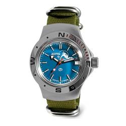 Vostok | Amphibia 060059 Scuba Dude Automatik-Armbanduhr mit Selbstaufzug, Grün , Taucher von VOSTOK