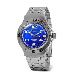 Vostok Amphibia 060432 Automatik-Armbanduhr mit Automatikaufzug, Stahl, Taucher von VOSTOK