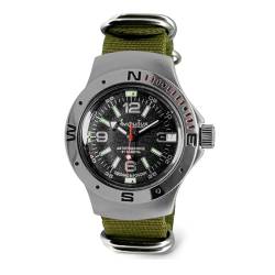 Vostok Amphibia 060640 Automatik-Armbanduhr mit Selbstaufzug, Grün , Taucher von VOSTOK