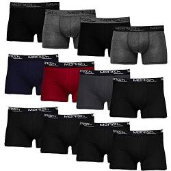 MERISH Boxershorts Herren 12er Pack S-5XL Unterwäsche Unterhosen Männer Men Retroshorts 218 + 213 (5XL, 218a 12er Set Mehrfarbig) von VOVAQI