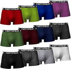 MERISH | FortyFour Boxershorts Herren 12er Pack S-7XL Unterwäsche Unterhosen Männer Men Retroshorts (3XL, 718d 12er Set Mehrfarbig) von VOVAQI