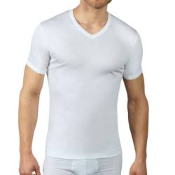 VP PINUCCIO VENEGONI Set 2 Unterhemden für Herren, Baumwolle, V-Ausschnitt, T-Shirt aus Schottlandgarn, hergestellt in Italien, Unterhemd für Herren, Unterhemd, Weiß, Unterhemd für Herren, von VP PINUCCIO VENEGONI