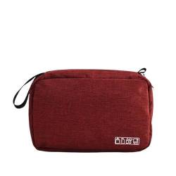 Männer Frauen Hängende Kosmetiktasche Multifunktions-Reiseveranstalter Kulturbeutel Waschen Make-up Aufbewahrungstasche Kosmetikerin Falten Make-up-Tasche (Color : G) von VRILU