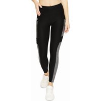 VS Variosports Highwaist Leggings Damen sport leggings lang, mit Handytasche und hohem Bund, highwaist mesh tight leggings sportleggings funktionsleggings, quick dry frauen leggin leggins damen sport blickdicht, hoher bund, quick dry, atmungsaktiv, waschbar, 4 wege stretch von VS Variosports