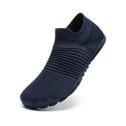 VTASQ Wasserschuhe Badeschuhe Damen Herren Strandschuhe Schnell Trocknend Slip on Breathable Schwimmschuhe Surfschuhe für Beach Pool Surfen Yoga 36-45 Blau 41EU von VTASQ