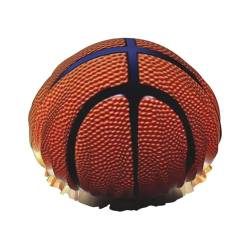 Basketball-Arena-Druck-Duschhaube, elastisch, wiederverwendbar, wasserdicht, doppellagig, Haarkappe für Damen und Herren von VTCTOASY