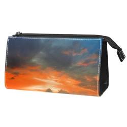 Make up Taschen für Damen,Kulturbeutel für Herren,Boot zum Strandspaziergang,Reise Kosmetiktasche von VTGHDEEQ