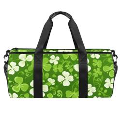 Weekender Reisetasche,kleine Sporttasche,florales grünes Blatt,Sporttasche von VTGHDEEQ