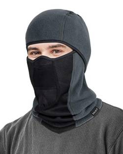 VULKIT Sturmhaube Winter Skimaske, Balaclava Sturmmaske Winter Skimaske Motorradmaske Fahrrad Winddicht Herren Damen Fleece Thermische Gewebe Atmungsaktive Wasserdicht Winddicht von VULKIT