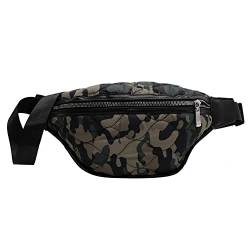 VULTRO Lässige Damen-Bauchtasche, Baumwolle, gepolstert, Nylon, für Damen, Mädchen, camouflage, 40CM*33CM*10CM von VULTRO