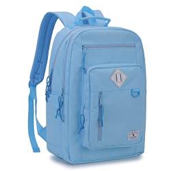 VX VONXURY Schulrucksack Wasserdicht 15 Zoll Jungen Mädchen Rucksack Schultasche Lässiger Tagesrucksack mit Doppelfächern von VX VONXURY