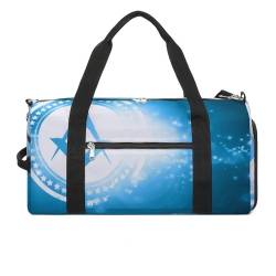 Herren Damen Freimaurer AG Weißer Wasserdicht Sporttasche, Große Kapazität Langlebig Reisetasche Trainingstasche, Mehrere Taschen Schwimmen Yoga Workout Sporttasche (Color : A4) von VZXATYOP