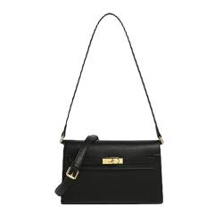 Vaadonazio Bucket Bag Kelly Bag irkin Bag Hermestyle Damen Leder,Handtasche Gewebt Knoten Geknotete Gewebte Tasche,VDWHB-US13,black von Vaadonazio