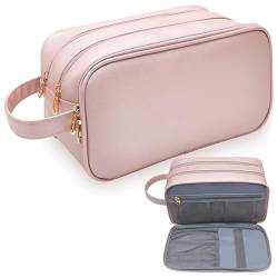 Vaadonazio Magic Drawstring Cosmetic Bag,Kulturbeutel Outdoor,Toiletttasche Männer,Reise Kosmetiktasche Damen/Herren,VDMKB-US02,pink von Vaadonazio