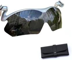 Vagbalena Clip-on-Sonnenbrille Punk Tech Eyewear Coole Schnell Brillen Polarisierte Outdoor-Sonnenbrille Fahrrad Herren Damen-Clip-On-Sonnenbrille (Eine Größe,Stil 3) von Vagbalena