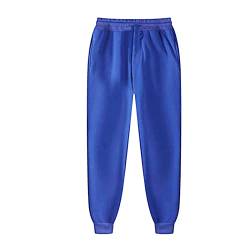 VaiKanhai Cargo Hose Herren Baggy Jogginghose Elastische Taille Outdoorhose mit Kordelzug Sport Hose Jogging-Hose Trousers Lang Track Pants Vintage Casual Cargo Hosen Cargo Pants (Blue, M) von VaiKanhai