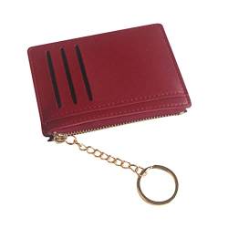 VaiKanhai Lady Wallet Fashion Bag und sehr tragbare, leichte und große Brieftasche Herren Brieftasche Echtleder (Zjsjm B-Wine, One Size) von VaiKanhai