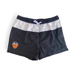 Valencia CF Unisex Schwarz-weißer Badeanzug Schwimm-Slips, XXL von Valencia CF