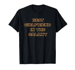 Valentines Day Best Girlfriend In The galaxy Gift Idea T-Shirt von Valentines Day Love Story