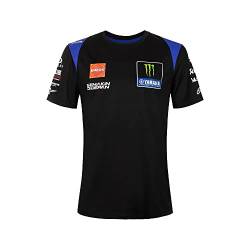 VR46 T-Shirts Replica Yamaha Monster Team,Mann,XXL,Schwarz von VR46