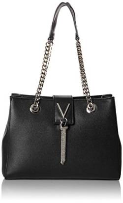 Mario Valentino by Damen Divina Tote, Schwarz (Nero), 9.5x23x30 cm (B x H x T) von Valentino