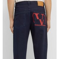 Valentino 5-Pocket-Jeans VALENTINO MENS ICONIC LOGO JEANS HOSE DENIM PANTS 5 POCKET ICON TROUSE von Valentino