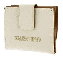 Valentino Damen Alexia Zip Around Wallet, Weiß/Cuoio von Valentino