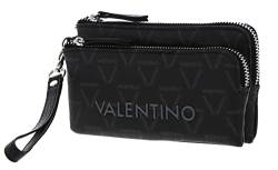 Valentino Damen Jelly Zip Around Wallet, Schwarz/Mehrfarbig von Valentino