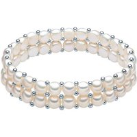 Valero Pearls Perlenarmband silber, aus Süßwasser-Zuchtperlen von Valero Pearls