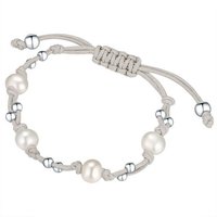 Valero Pearls Perlenarmband silber, mit Süßwasser-Zuchtperle von Valero Pearls