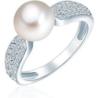 Valero Pearls Perlenring silber, mit Süßwasser-Zuchtperle von Valero Pearls