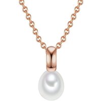 Valero Pearls Silberkette roségold, mit Süßwasser-Zuchtperlen von Valero Pearls