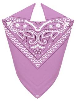 Van Der Rich ® - Bandanas aus 100% Baumwolle Kopftuch für Herren Damen (Rosa, One Size) von Van Der Rich