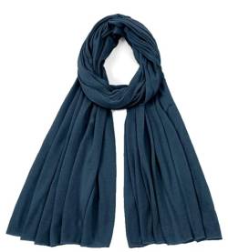 Van Der Rich ® - Einfarbiger Schal Weiche Stola 68cm*170cm - Damen (Dunkeldenim25) von Van Der Rich