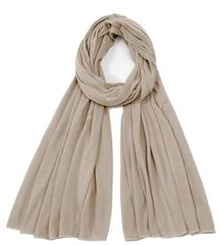 Van Der Rich ® - Einfarbiger Schal Weiche Stola 68cm*170cm - Damen (Taupe94) von Van Der Rich