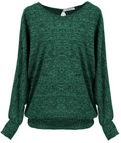 Van Der Rich ® - Oversize-Pullover mit durchlöchertem Rücken - Damen (Pullover Grün, XXL) von Van Der Rich
