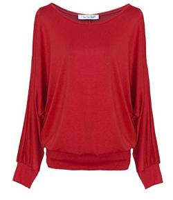 Van Der Rich ® - Oversized Pullover - Damen (ML-Rot, M) von Van Der Rich