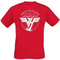 Van Halen T-Shirt - 1979 Tour - S bis XXL - für Männer - Größe XL - rot  - Lizenziertes Merchandise! von Van Halen