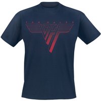 Van Halen T-Shirt - Classic Red Logo - S bis 3XL - für Männer - Größe L - navy  - Lizenziertes Merchandise! von Van Halen