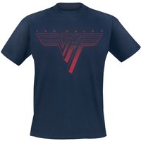 Van Halen T-Shirt - Classic Red Logo - S bis 3XL - für Männer - Größe S - navy  - Lizenziertes Merchandise! von Van Halen