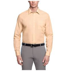 Van Heusen Herren Regular Fit Popeline Solid Klassisches Hemd, Scallop, 16.5 Neck / 32-33 Sleeve von Van Heusen