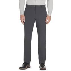 Van Heusen Men's Stain Shield Stretch Slim Fit Flat Front Dress Pant, Charcoal Smoke, 32W x 32L von Van Heusen