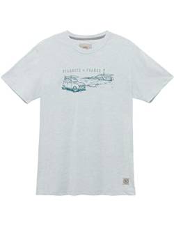 Herren T-Shirt Kultauto »Biarritz« Hellblau Blau (L) von Van One Classic Cars