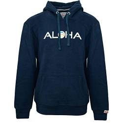 Van One Aloha Retro VW Bulli Kapuzenpullover Herren dunkelblau, XXL von Van One Classic Cars