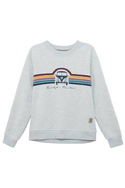 Van One - Damen Sweatshirt - Rainbow - Glacier Blue/Multi - S von Van One Classic Cars